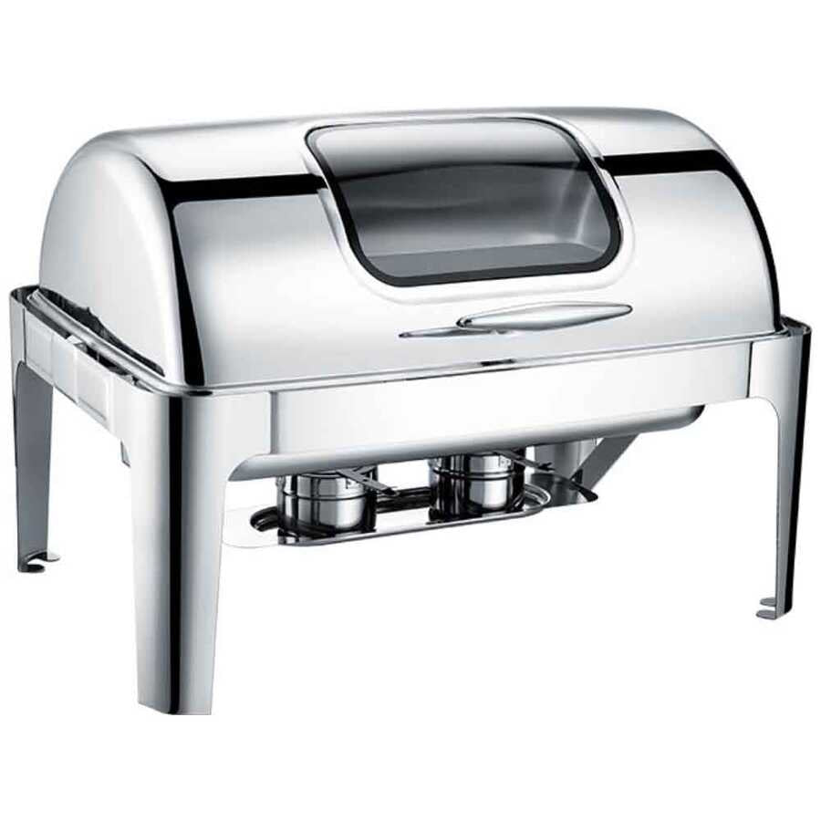 Epinox Chafing Dish Roll Top Camlı 9 L (CDR-9C)